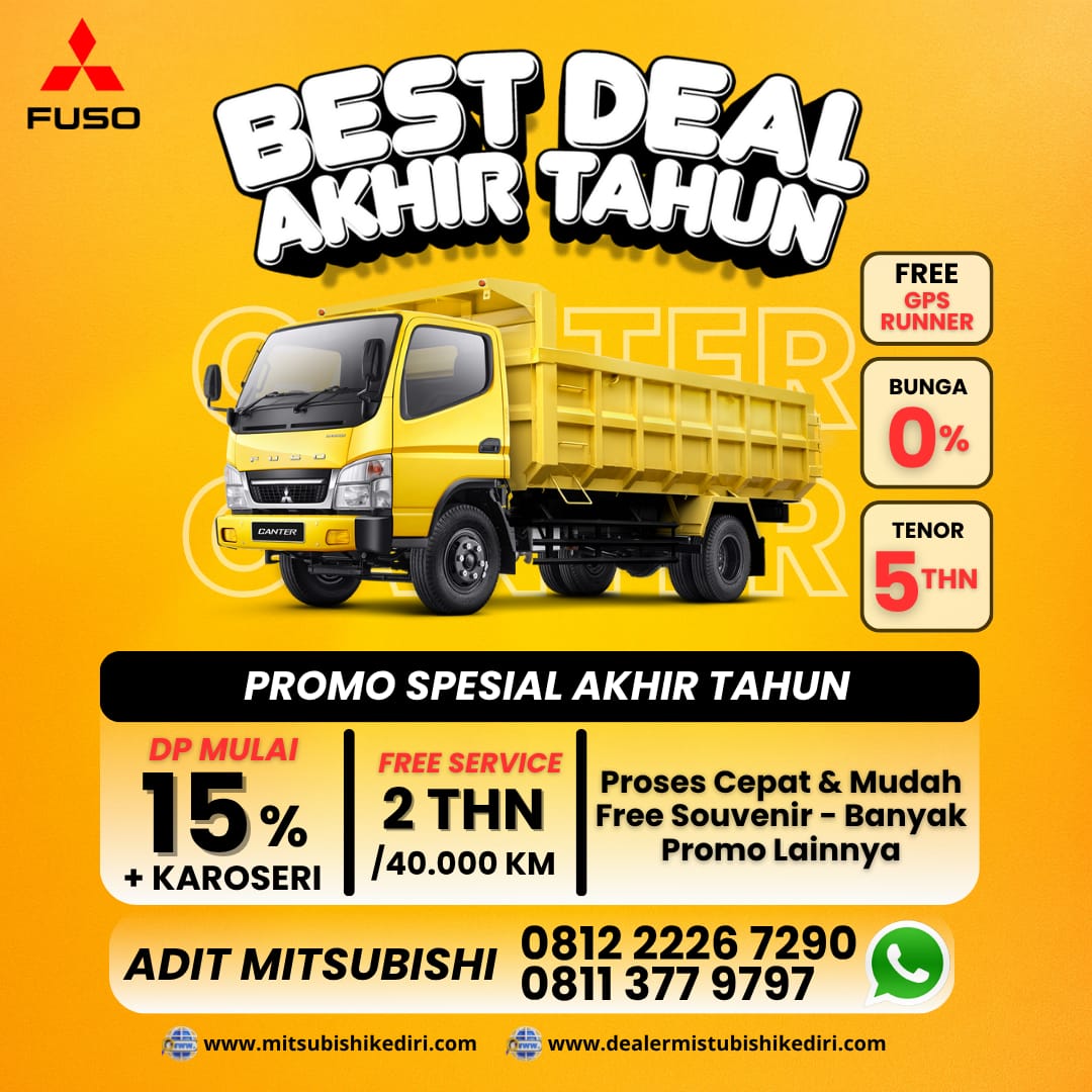 Promo Akhir Tahun Mitsubishi Canter 2025